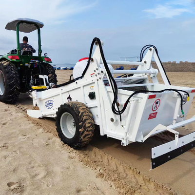 60 PS Traktor Anschluss Strandreiniger für den Spaziergang hinter Sand-Bereich Reinigungsmaschine