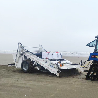 2500 mm Reinigungsbreite Sandreinigungsmaschine 18000-20000m'/h Weitbereich Trümmerentfernung