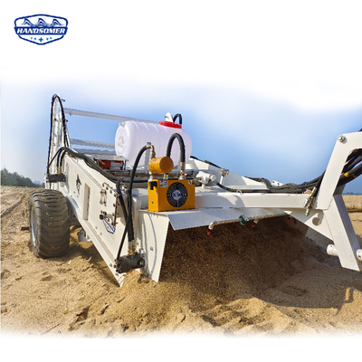 Lieferung Langlebiger Strand-Sandreiniger 1900 Fahrt auf Traktor Montierte Strandreinigungsmaschine